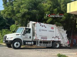 Ya Operan 5 Nuevos Camiones Recolectores de Basura en Manzanillo.