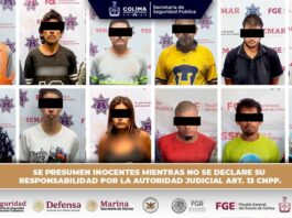 SSP Colima detiene a 12 personas durante operativo interinstitucional