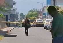 Ejecutan a balazos a un hombre en Colima, este jueves.